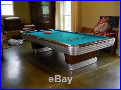 Antique Brunswick Pool Table