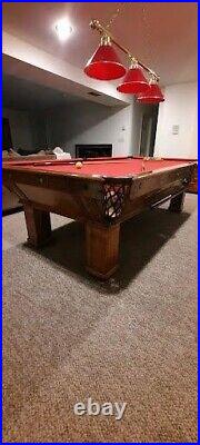 Antique Brunswick Regina 9' 1900s-10s Pool Table