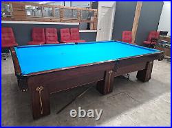 Antique Brunswick pool table 1924 snooker cherry