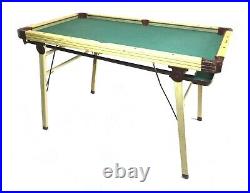 Antique Burrowes Miniature Portable Billiards Pool Table