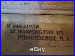 Antique HJ SULLIVAN 3PC SLATE POOL TABLE 8FT BILLIARDS The Madison