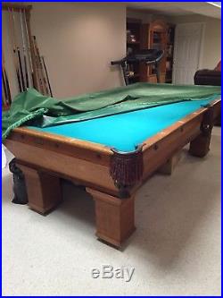 Antique New Brunswick Pool Table