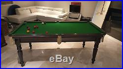 Antique Old English Gentleman Pool Table Snooker