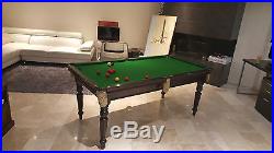 Antique Old English Gentleman Pool Table Snooker
