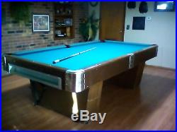 Antique Pool Table. 4x8 A E Schmidt -
