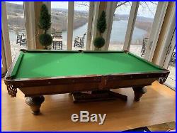 Antique Pool Table The Brunswick-Balke Collender Co