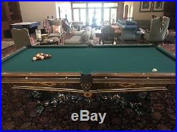Antique Pool Table The Monarch By Brunswick Balke