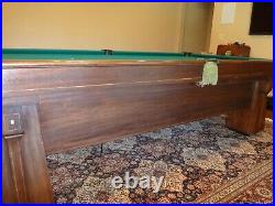 Antique Pool Table with Center Ball Return $1500
