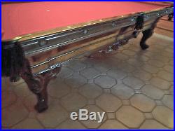 Antique Pool table 4.6ft x 9ft 1880's