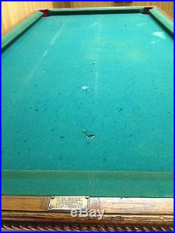 Antique Speciality Pool Table