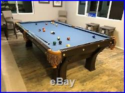 Antique Vintage BRUNSWICK PFISTER 9 Billiards pool Table