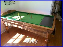 Antique bar billiards table