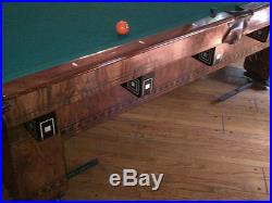 Antique pool table