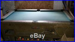 Antique valley pool table