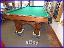 Antiques Billiards Table, 4 1/2 x 9 foot St. Bernard Mission