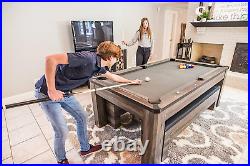 Atomic 7' Hampton 3-In-1 Combination Table Includes Billiards, Table Tennis, and