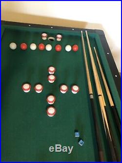 Atomic Classic Billards Bumper Pool Table/w Sticks