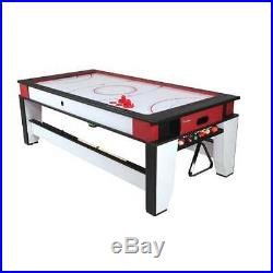 Atomic G05214W 7-Foot Flip Top Billiard Game Table Hockey and Pool + Accessories