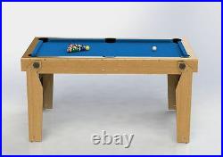 BCE BLF-5 ft Folding Pool Snooker Table, cues, balls. Play out of the box. Assembled