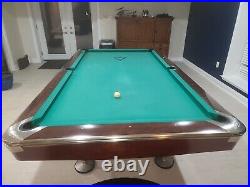 BRUNSWICK GOLD CROWN VI 9' PROFESSIONAL USED POOL TABLE (Excellent Condition)