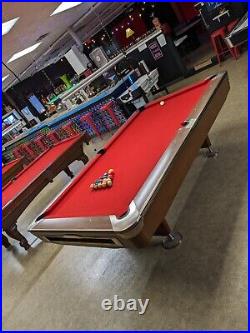 BRUNSWICK GOLD CROWN V PROFESSIONAL USED POOL TABLE (Excellent Condition)