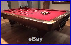 BRUNSWICK Gold Crown Championship pool table CELEBRITY OWNED
