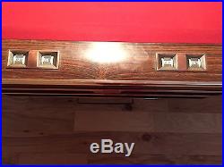 BRUNSWICK Gold Crown Championship pool table CELEBRITY OWNED