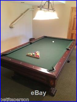 BRUNSWICK WINDSOR COLLECTION POOL TABLE, MINT! 4 x 8