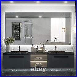 Backlit Mirror 72 X 36 Inch LED Mirror Bathroom Vanity Mirror with Lights Large