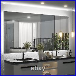 Backlit Mirror 72 X 36 Inch LED Mirror Bathroom Vanity Mirror with Lights Large
