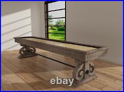 Barnstable Pool Table Package 8' & 12' Shuffleboard Weathered Finish FREE SHIP