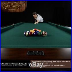Barrington 100 Inch Woodhaven Solid Wood Billiard Table NEW IN BOX POOL TABLE