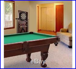 Barrington 7.5foot Claw Leg Billiard Table With FREE Dart Board, Cue Rack
