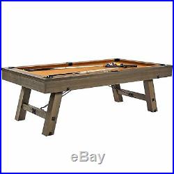 Barrington 8 Ft. Sutter Premium Billiard Table with Cue Set and Accessory Kit