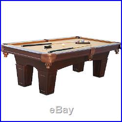 Barrington 8' Square Leg Billiard Pool Table & Table Tennis Top with Accessories