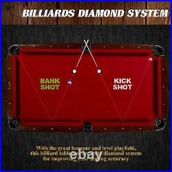 Barrington 90 Billiard Table with Dartboard Indoor Game Set Pool Cue Rack Storage