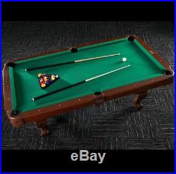 Barrington 90 Inch Ball and Claw Leg Billiard Pool Table With Bonus Cue Rack