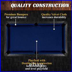 Barrington BL060Y19008 Billiard 60 inch Harrison Pool Table Blue/Black
