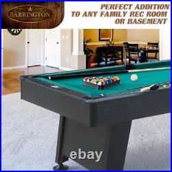 Barrington Billiard 84 Arcade Pool Table with Bonus Dartboard Set, Green, New