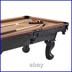 Barrington Billiards 7.5' Belmont Drop Pocket Table withPool Ball & Cue Stick Set