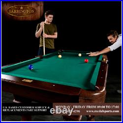 Barrington Billiards Ball And Claw Leg 90 Pool Table Cue Rack Dartboard Set New