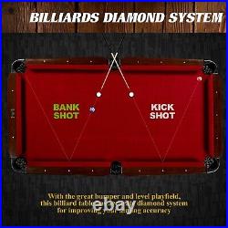 Barrington Billiards Ball And Claw Leg 90 Pool Table Cue Rack Dartboard Set New