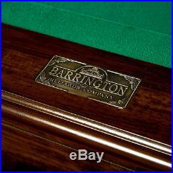 Barrington Claw Leg Billiard Table Set with Cues Rack Balls and Chalk 22 Pieces