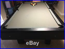 Beautiful 8 ft. Slate pool table With Billiard Balls