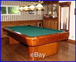 Beautiful 9' Brunswick Gibson Model Pool Table Pkg. With Professional Delivery
