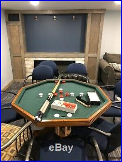 Berner Billiards 3 in 1 Bumper Pool / Poker / Dining Room Table with Accessories