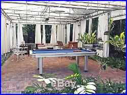 Berner Billiards Outdoor Aluminum 8' Pool Table