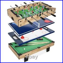 Best Choice Products 4-in-1 Multi Game Table, Childrens Arcade Set with Pool Billi