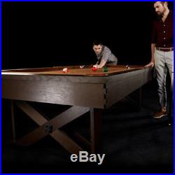 Billiard Billiards Table 8 foot Pool Table Barrington With Cue Set and Accessories