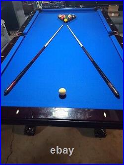Billiard Cloth Pool Table Felt for 8 Ft Table Blue for Beginner/ Intermediate